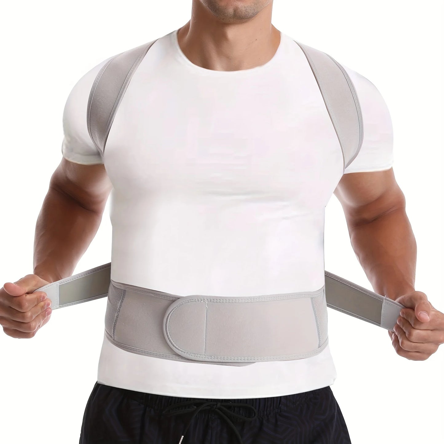 Adjustable Unisex Posture Corrector Brace,Stop Slouching,Back Alignment and Clavicle Support,Hunchback Correction Belt